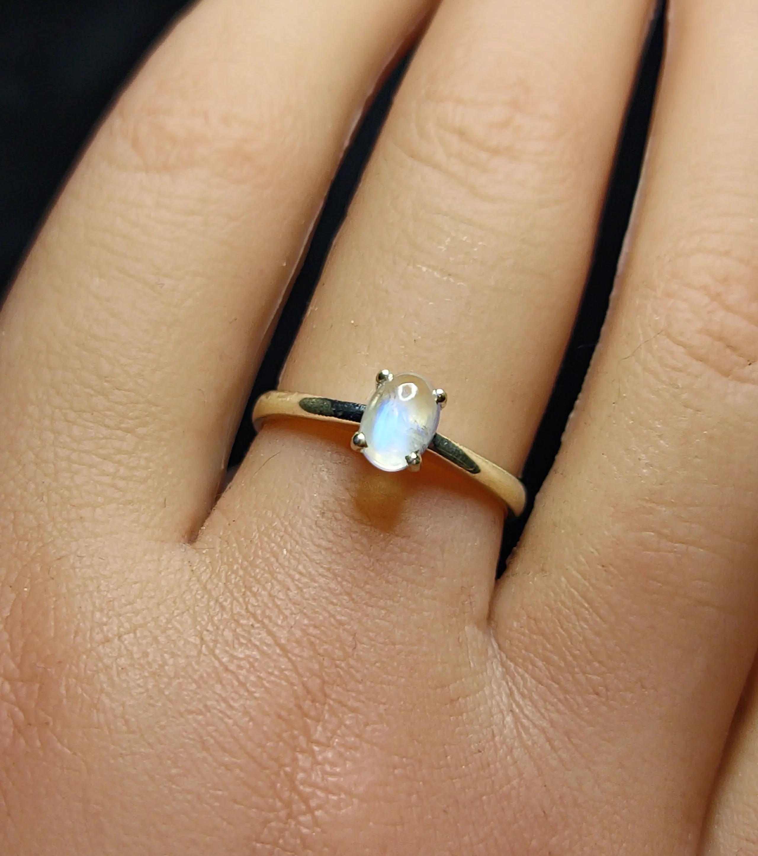 Moonstone Rings 3SSMSR1
