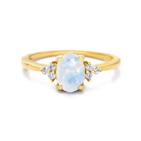 Natural Oval Moonstone Ring