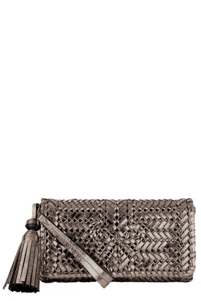 Neeson Tassel Clutch - Smog