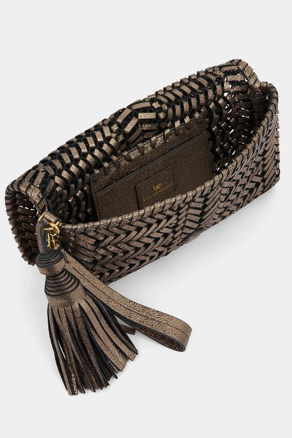 Neeson Tassel Clutch - Smog