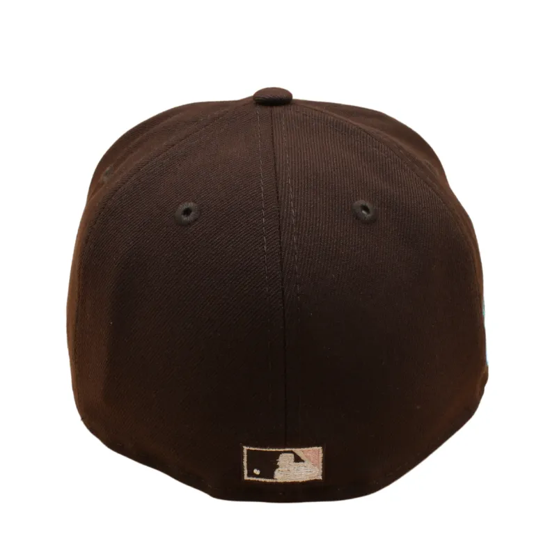 New Era - 59FIFTY Fitted Cap - New York Yankees - 1999 World Series - Burnt Wood/Pink UV