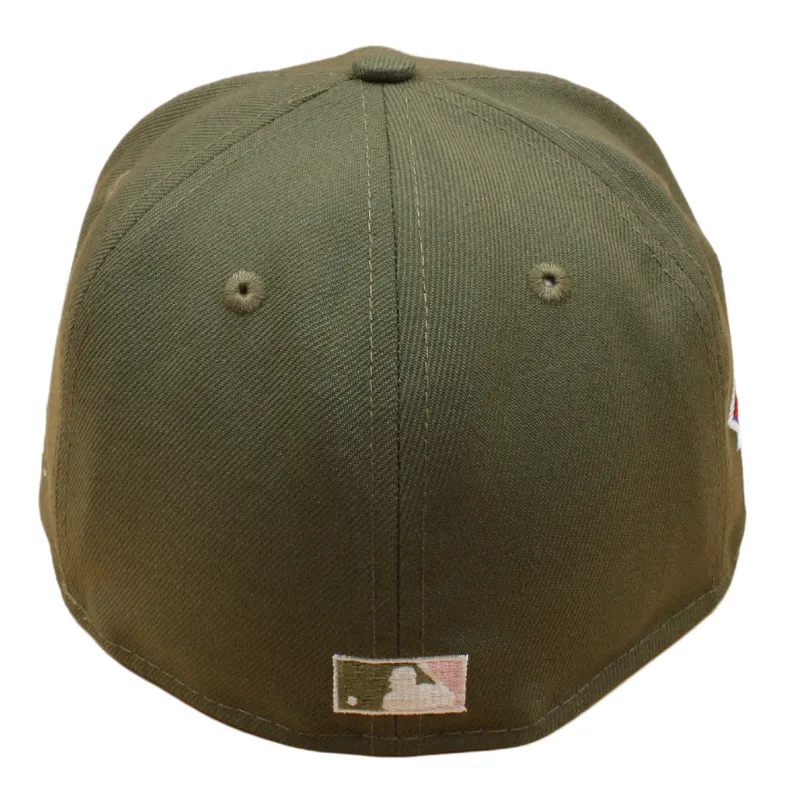 New Era - 59FIFTY - New York Yankees Cooperstown - WS 1999 - Olive/Pink UV