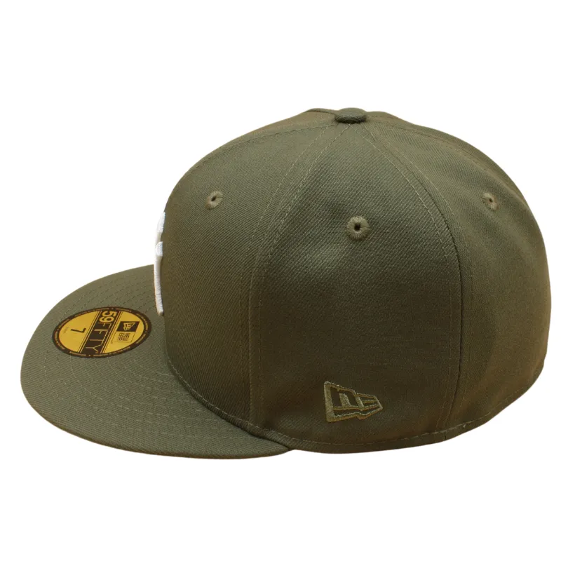 New Era - 59FIFTY - New York Yankees Cooperstown - WS 1999 - Olive/Pink UV
