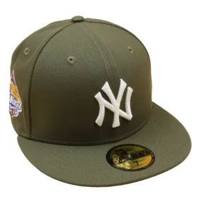 New Era - 59FIFTY - New York Yankees Cooperstown - WS 1999 - Olive/Pink UV