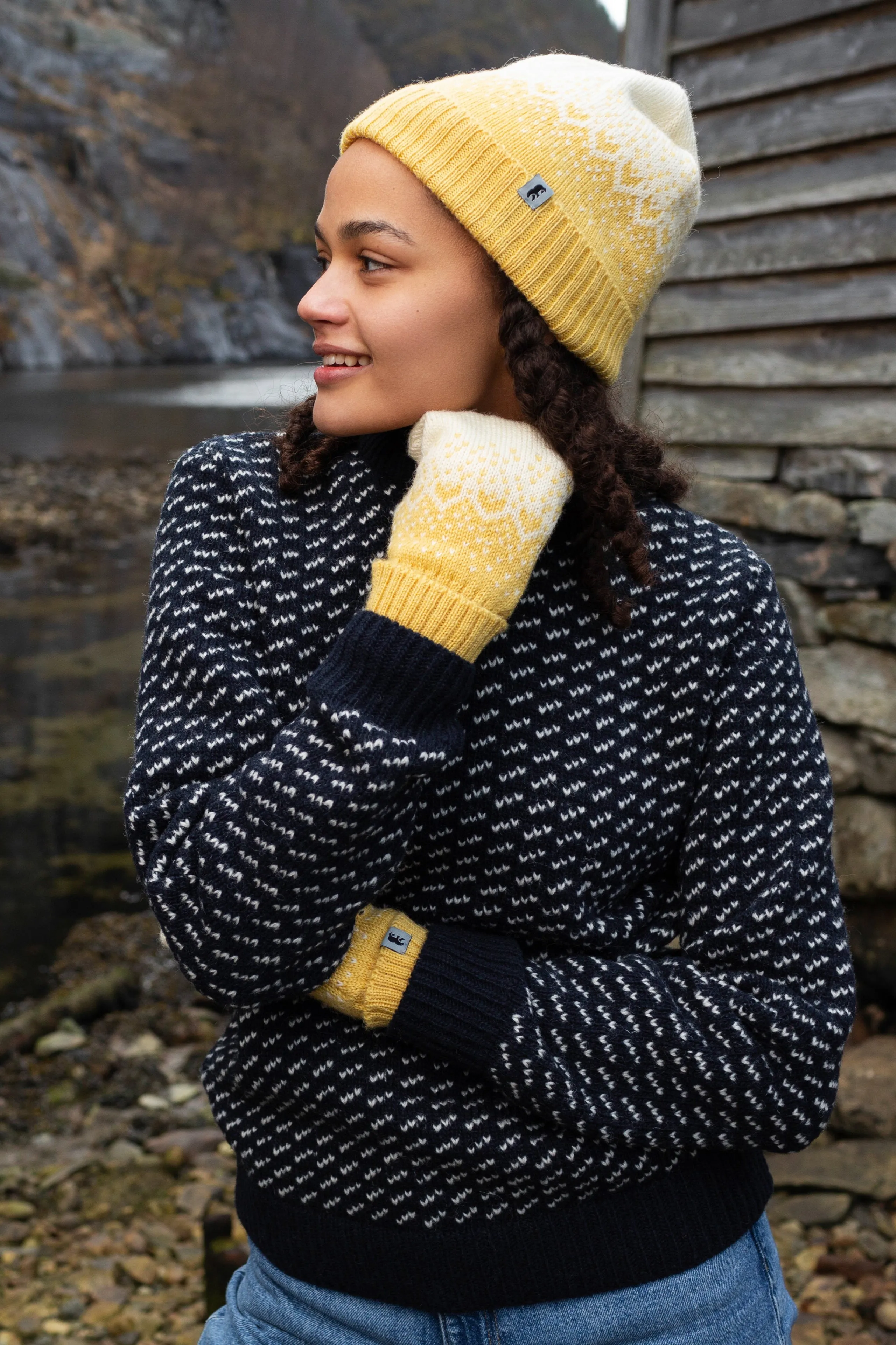 Norlender - Snow Storm Beanie - Blue/Pink/Yellow/Green