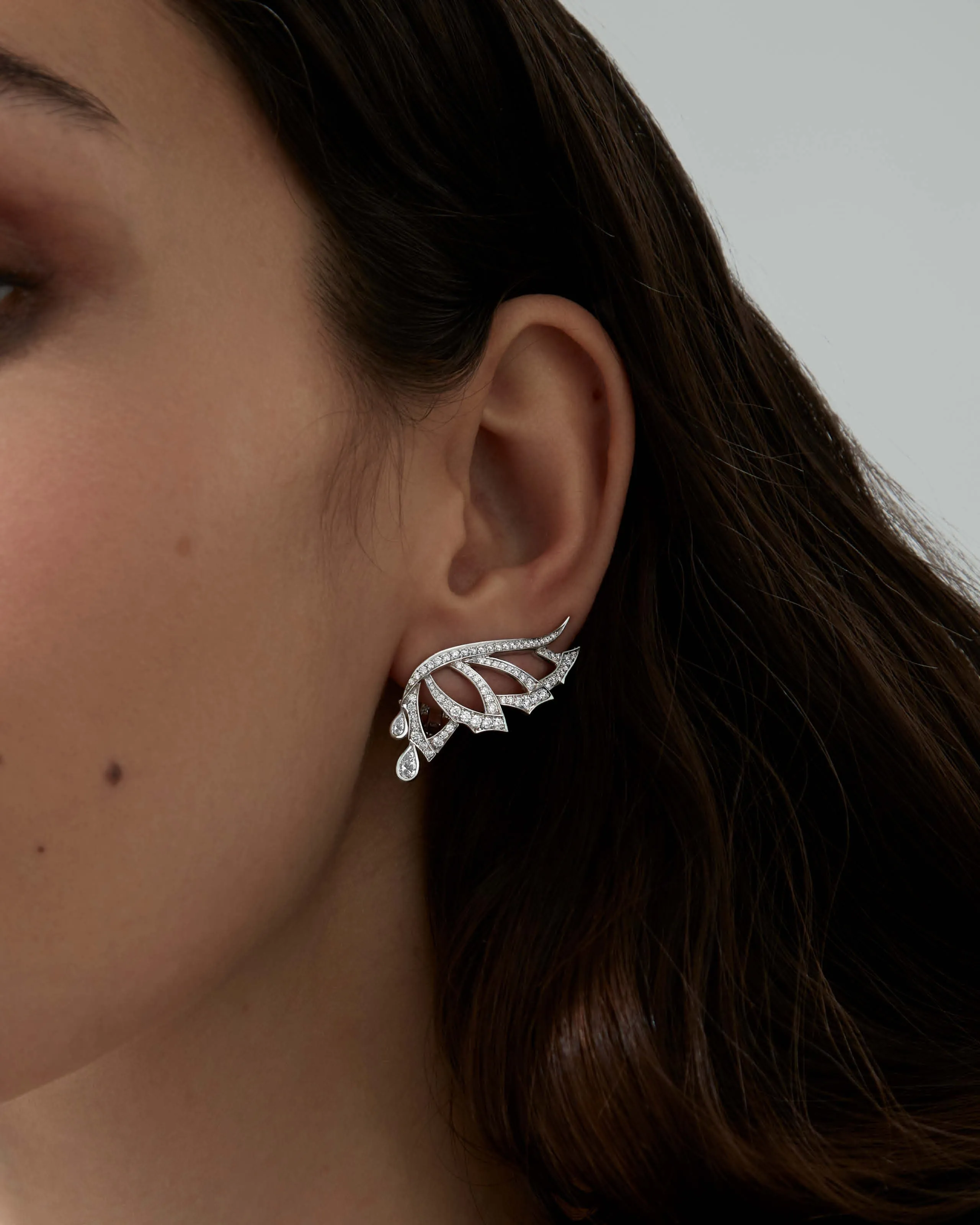 Open Plume Ear Cuffs