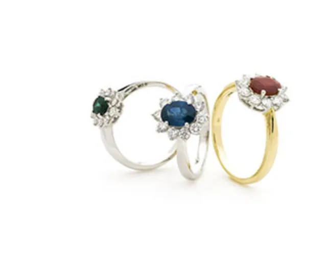 Oval Cut Centre Emerald & Diamond Ring