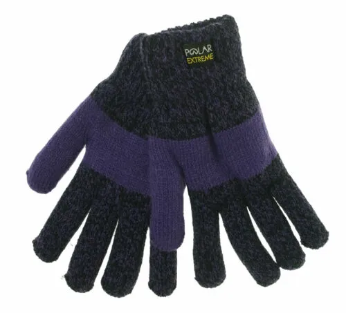 Polar Extreme Women's Insulated Thermal Marled Gloves