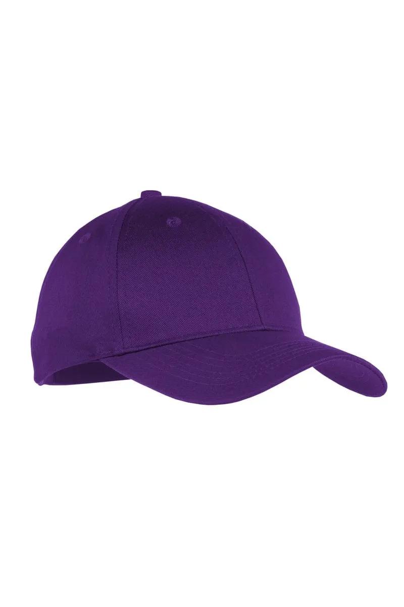 Port & Company Youth Six-Panel Twill Cap.  YCP80