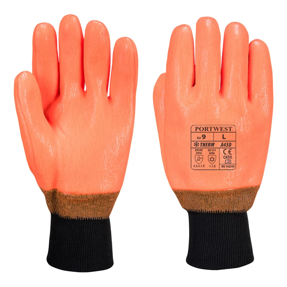 Portwest Weatherproof Hi-Vis Glove
