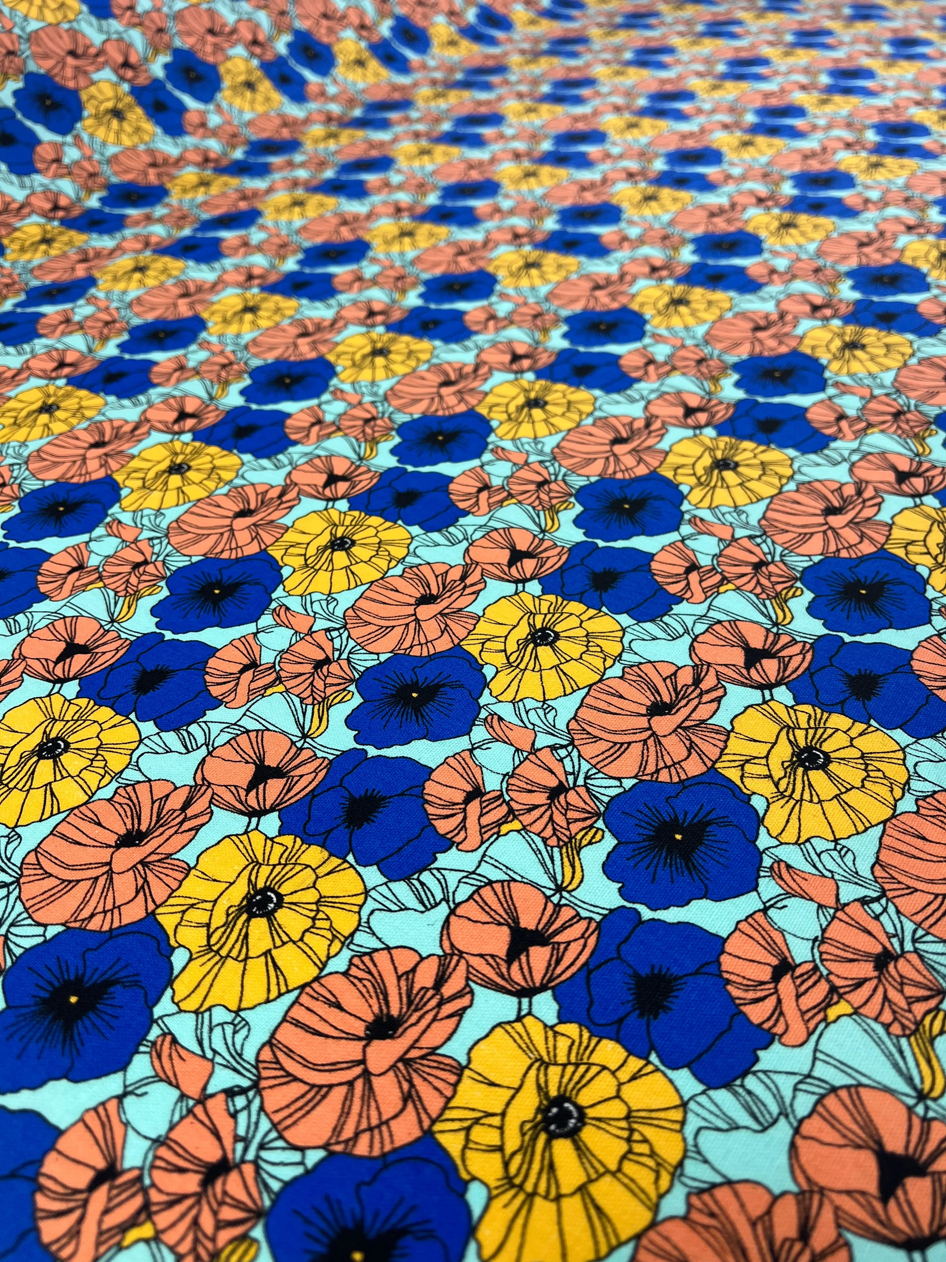 Printed Canvas - Wonderland - 145cm
