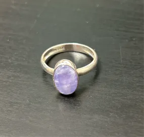 Purple Moonstone Ring - Size 8 ($78)