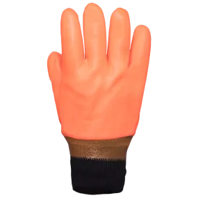 PVC Knit Wrist Foam Lined Gloves - 1061
