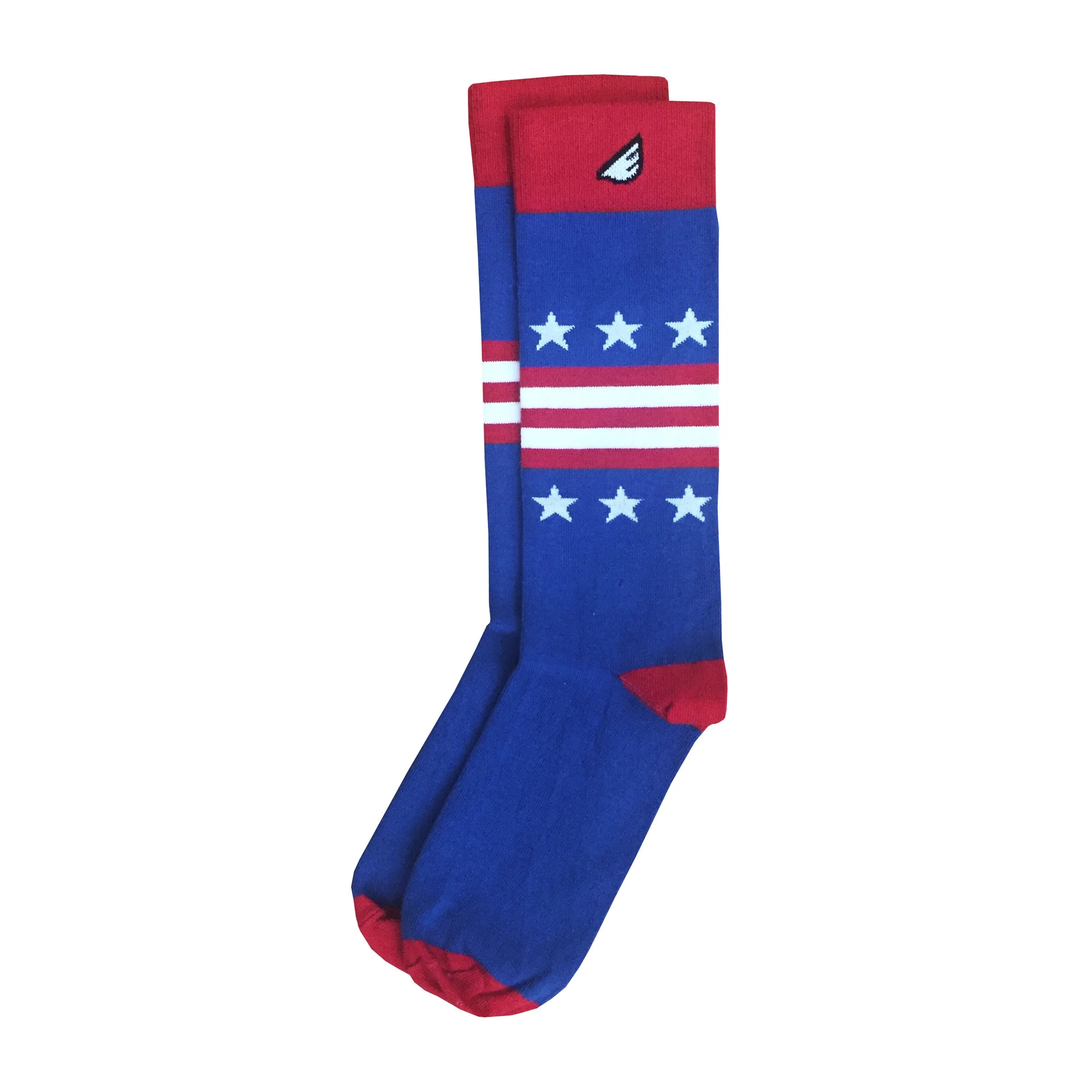 "Red White & Blue" 3-Pack Socks. American Made Gift Bundle