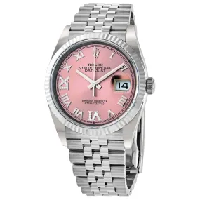 Rolex Datejust 36 Automatic Pink Diamond Dial Ladies Jubilee Watch 126234PRDJ