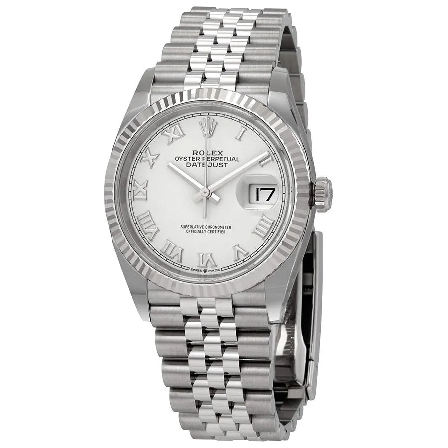 Rolex Datejust 36 Automatic White Dial Ladies Jubilee Watch WRJ 126234