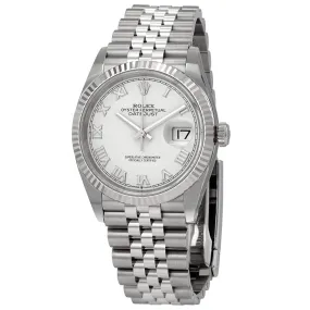 Rolex Datejust 36 Automatic White Dial Ladies Jubilee Watch WRJ 126234
