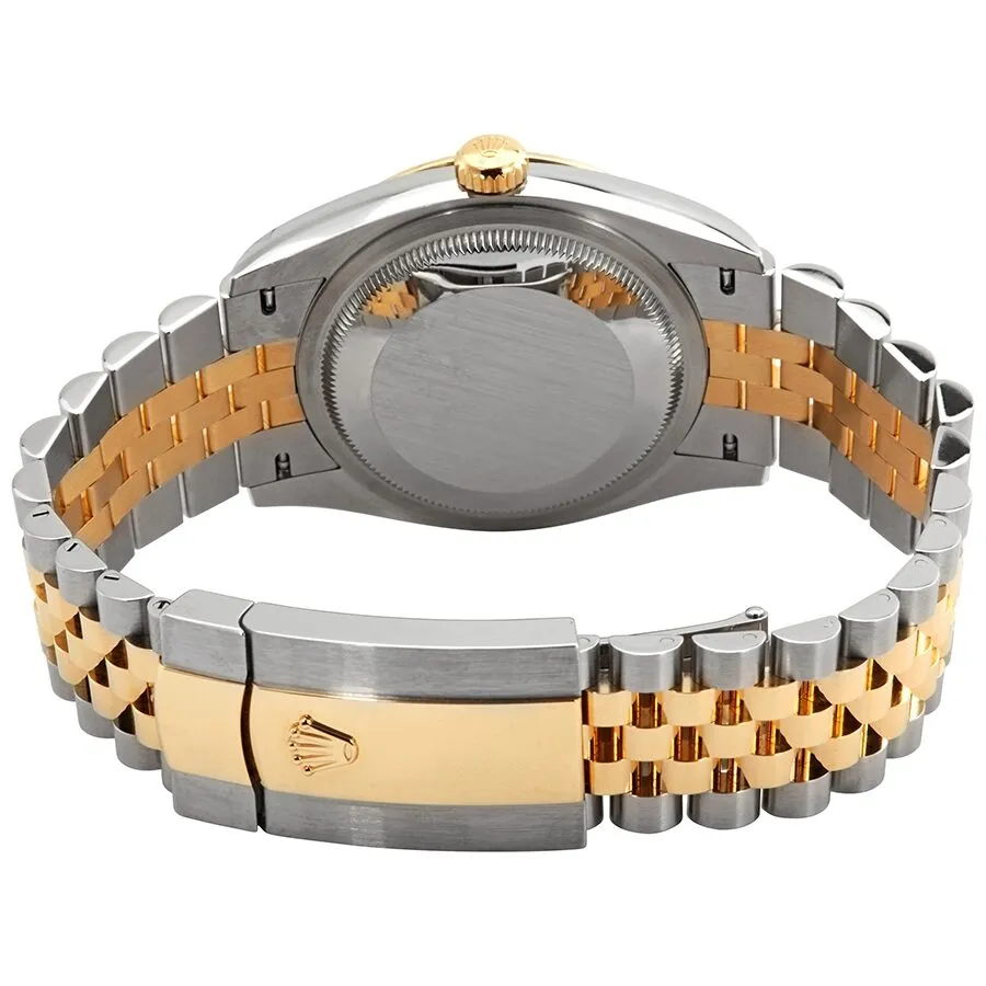 Rolex Datejust 36 Olive Green Diamond Dial Men's Stainless Steel and 18kt Yellow Gold Jubilee Watch 126233GNRDJ