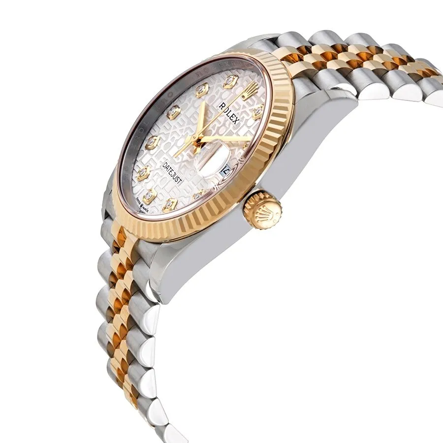 Rolex Datejust 36 Silver Jubilee Diamond Dial Men's Steel and 18kt Yellow Gold Jubilee Watch 126233SJDJ
