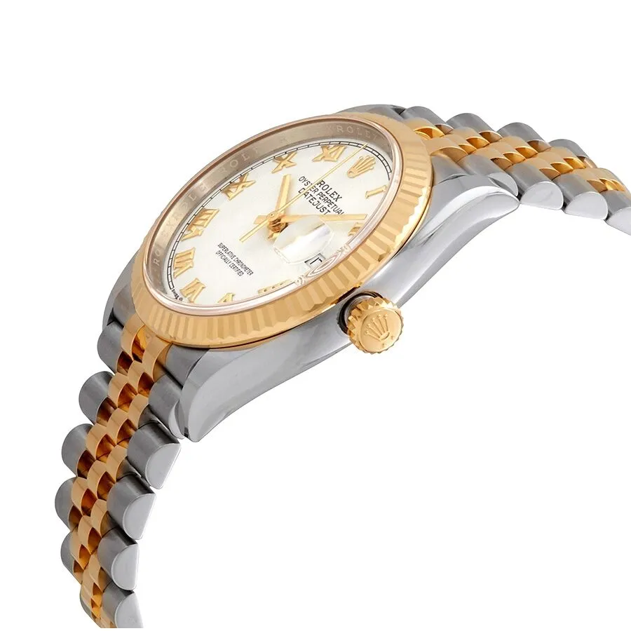 Rolex Datejust 36 White Dial Men's Stainless Steel and 18kt Yellow Gold Jubilee Watch 126233WRJ