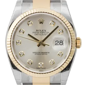 Rolex DateJust 36mm 116233 Diamond Dial