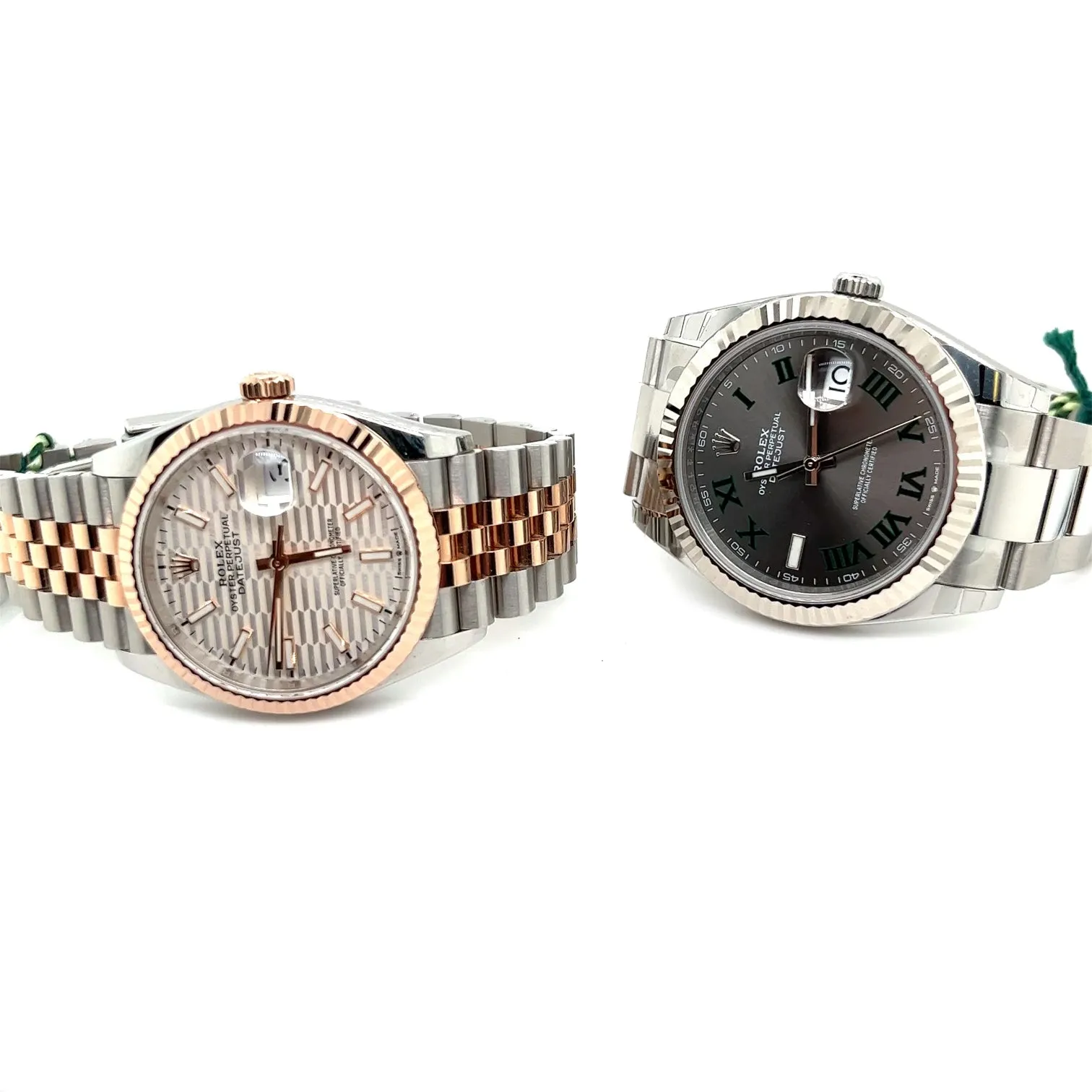 Rolex Datejust 41 Wimbledon Dial Mint Complete Unworn