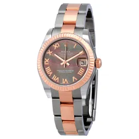 Rolex Datejust Lady Automatic Black Mother of Pearl Dial Watch 178271BMRO