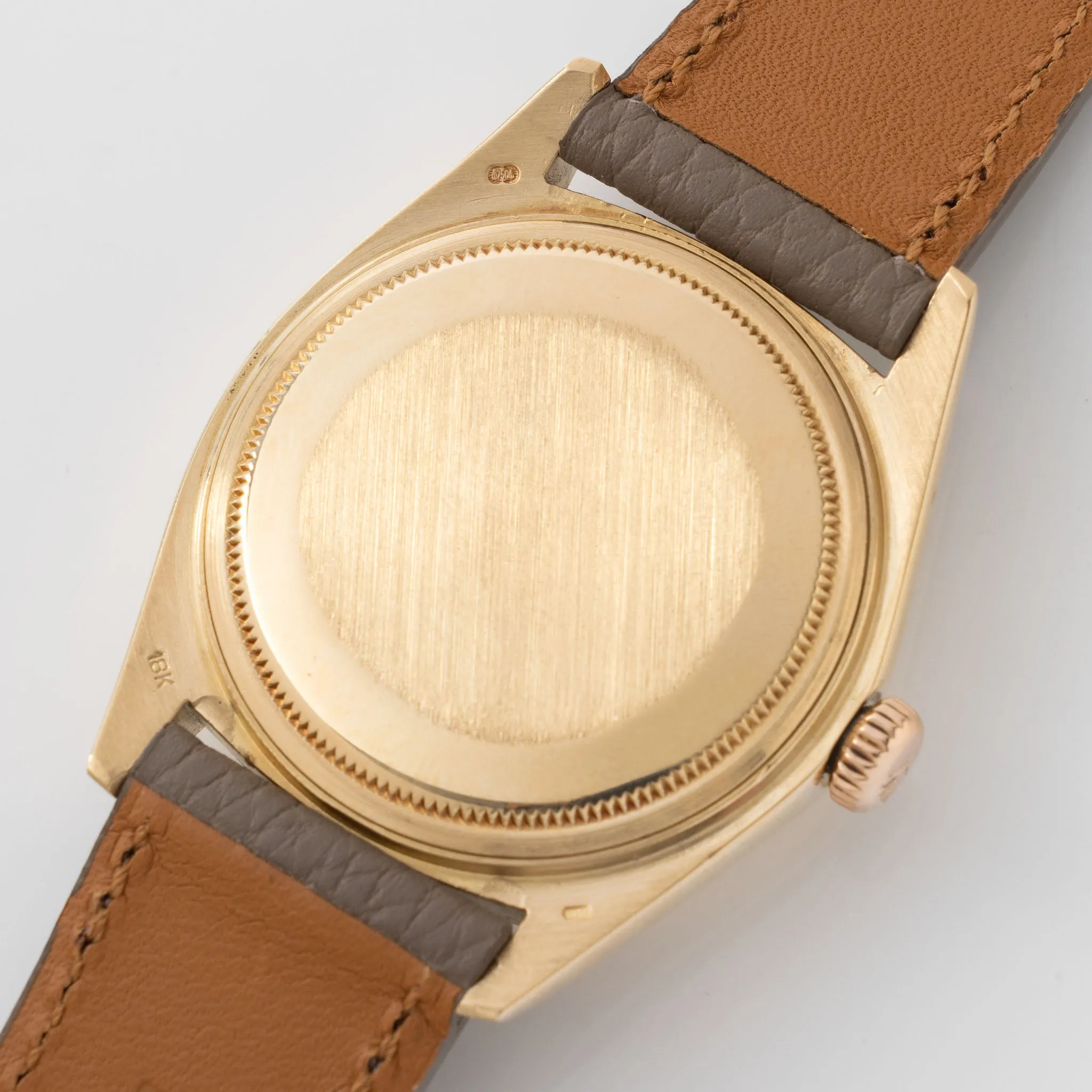 Rolex Datejust "Cappuccino "dial in 18k yellow gold ref 16018