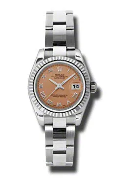 Rolex Lady Datejust 26 Pink Dial Stainless Steel Oyster Bracelet Automatic Watch 179174PRO