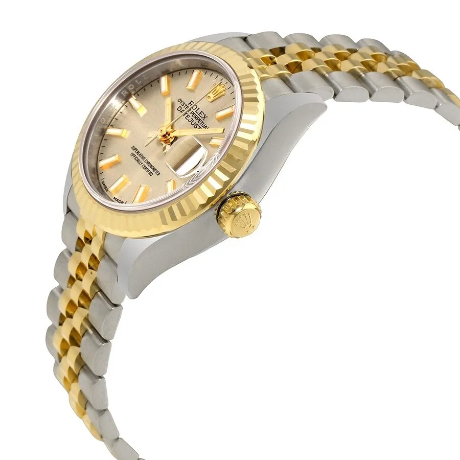 Rolex Lady Datejust Silver Dial Steel and 18K Yellow Gold Ladies Watch 279173 279173SDJ