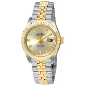 Rolex Lady Datejust Silver Dial Steel and 18K Yellow Gold Ladies Watch 279173 279173SDJ