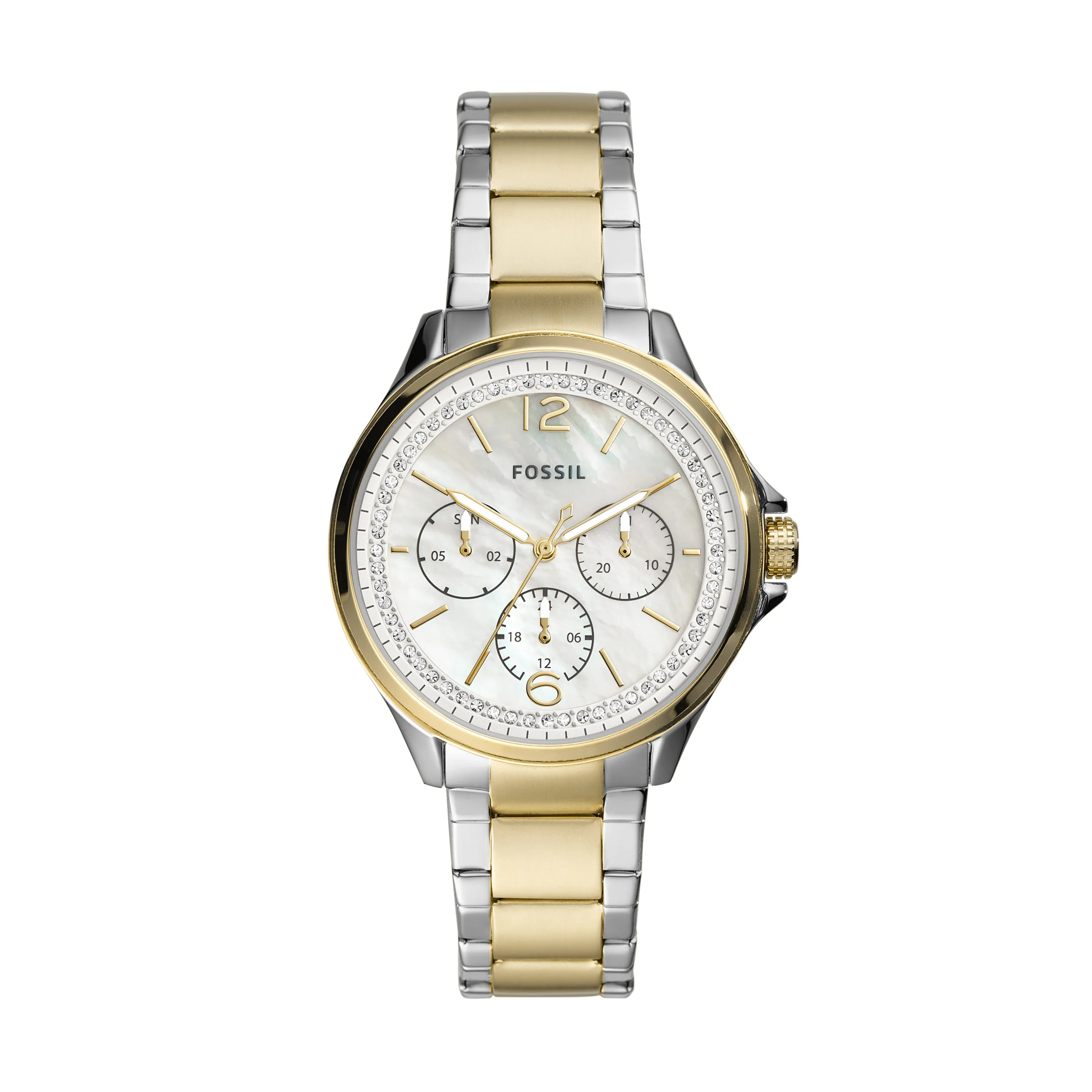 Sadie Multifunction Two-Tone Stainless Steel Watch