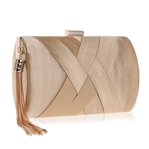 Sapir polyester clutch bag
