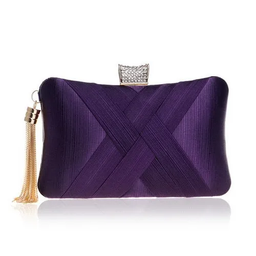 Sapir polyester clutch bag