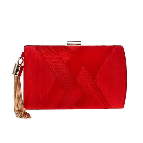 Sapir polyester clutch bag