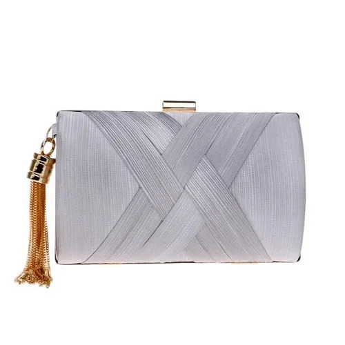 Sapir polyester clutch bag
