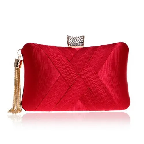 Sapir polyester clutch bag