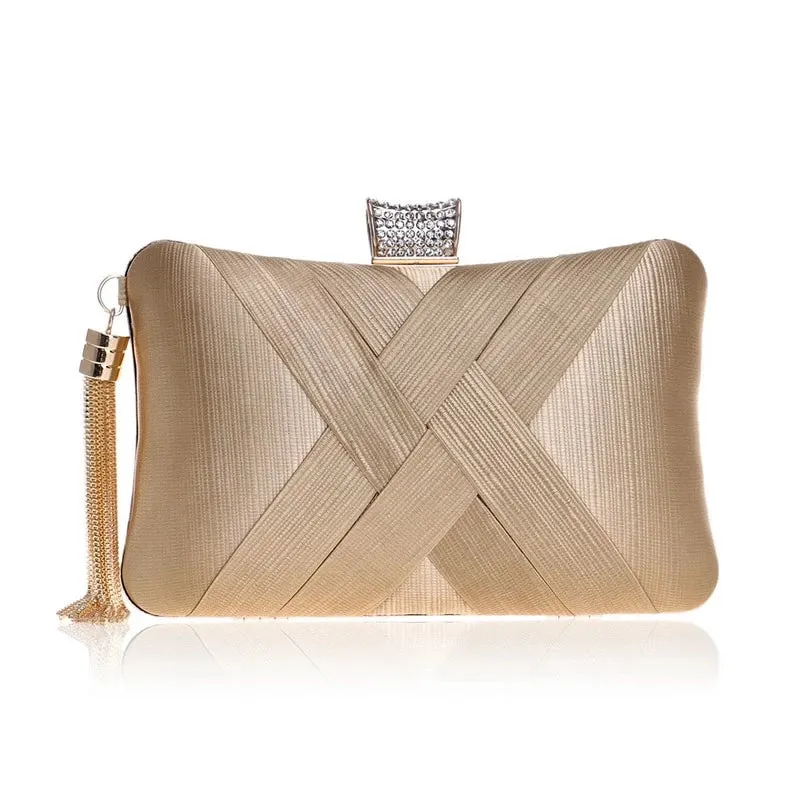 Sapir polyester clutch bag