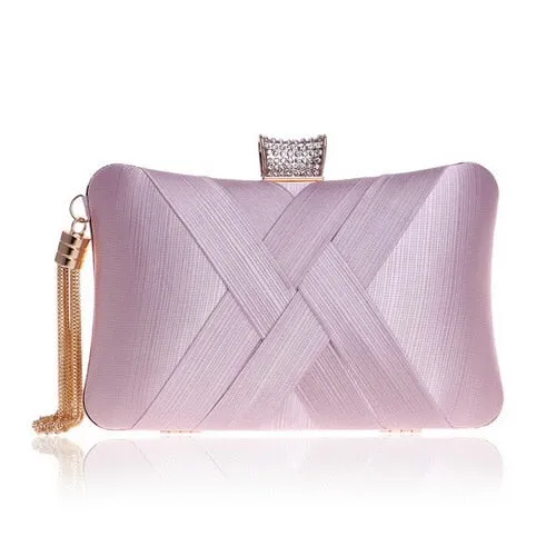 Sapir polyester clutch bag