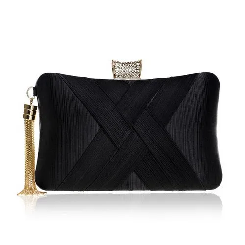 Sapir polyester clutch bag