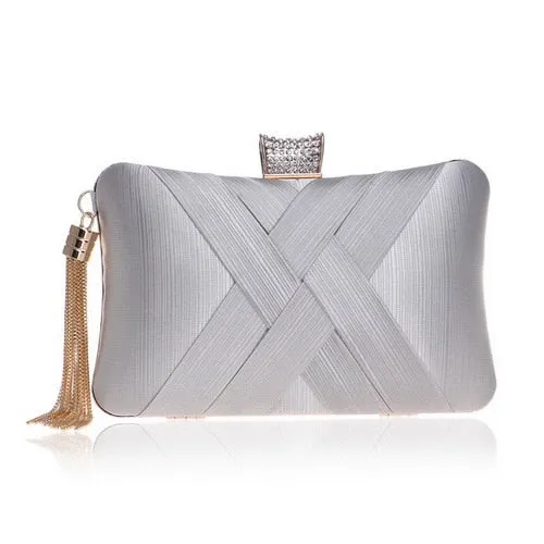 Sapir polyester clutch bag