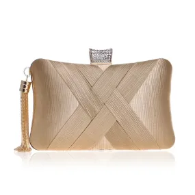 Sapir polyester clutch bag