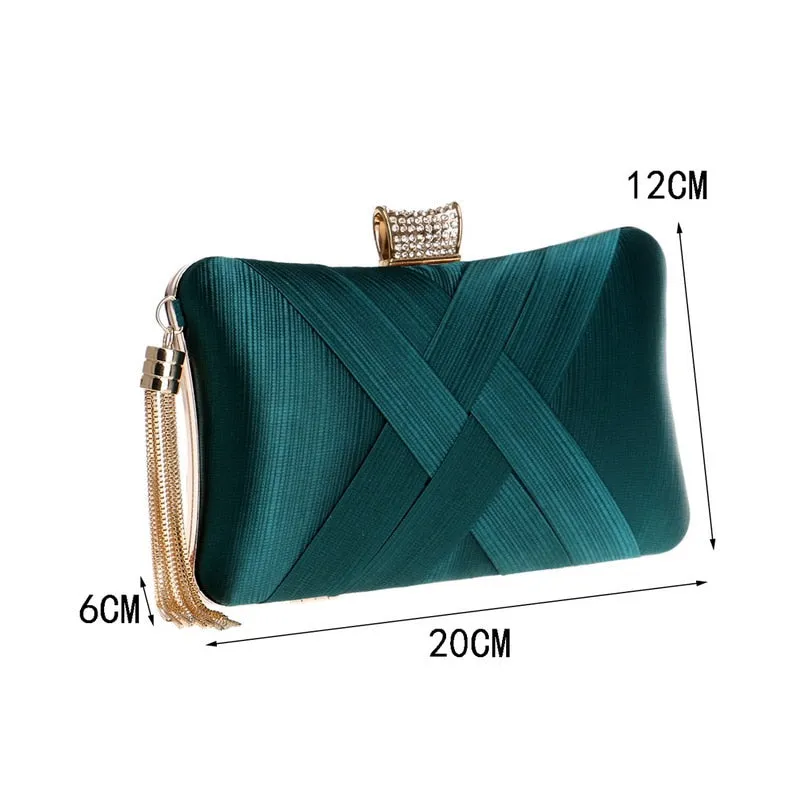 Sapir polyester clutch bag