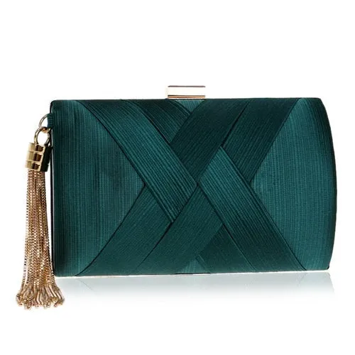Sapir polyester clutch bag