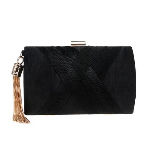 Sapir polyester clutch bag