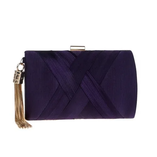 Sapir polyester clutch bag