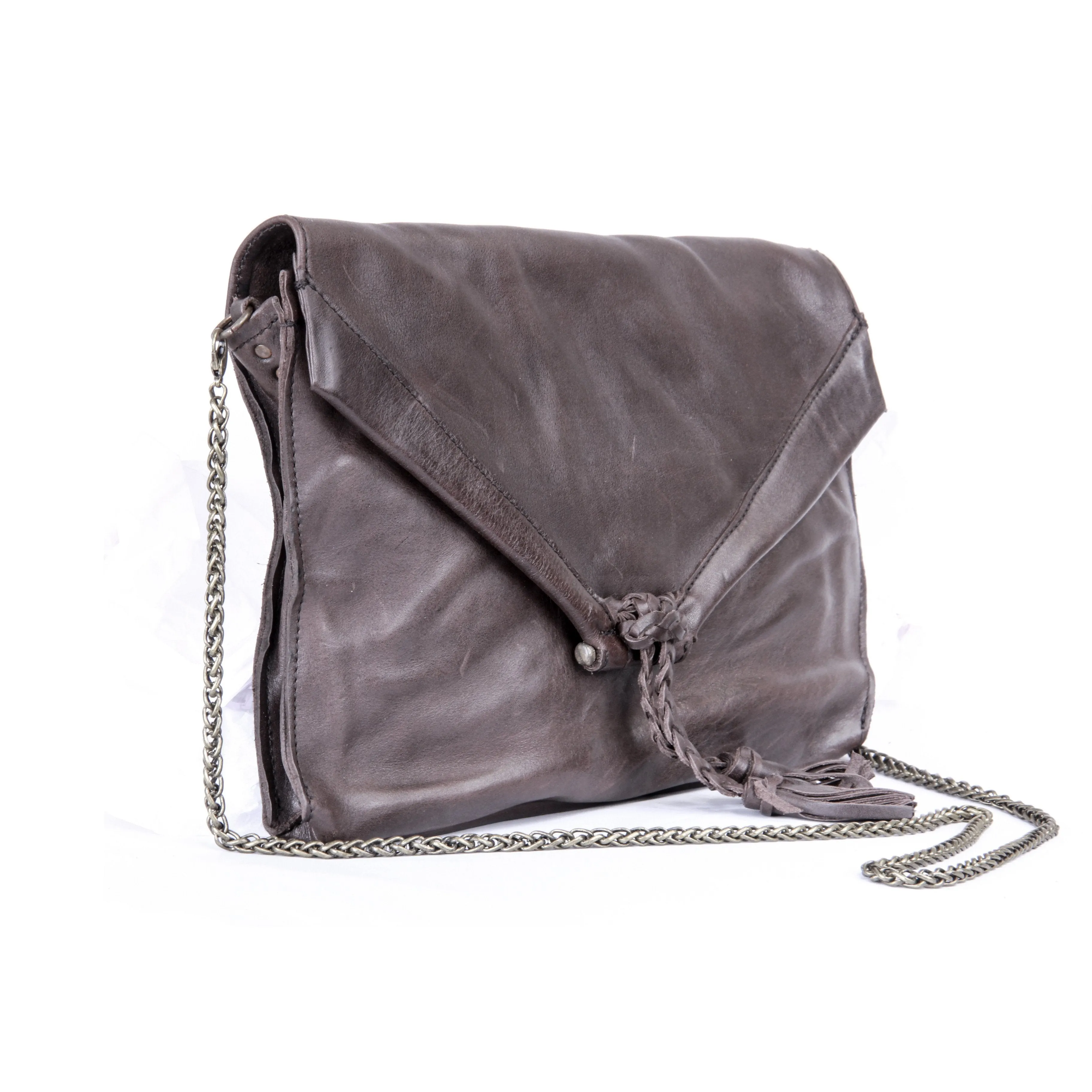 Savannah Leather Envelope Clutch and Crossbody Purse