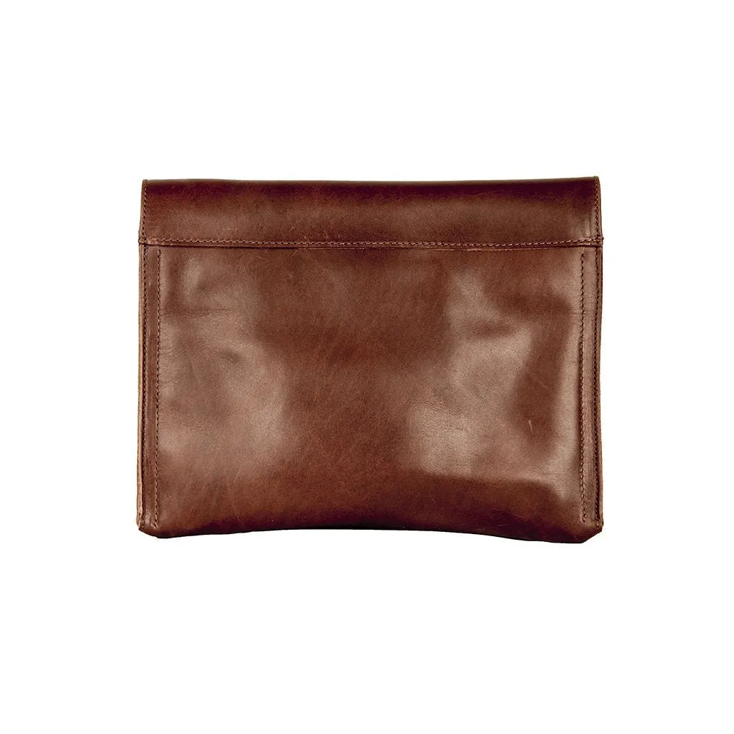 Savannah Leather Envelope Clutch and Crossbody Purse