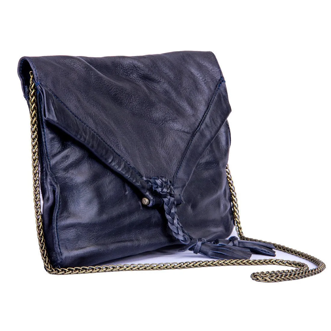 Savannah Leather Envelope Clutch and Crossbody Purse