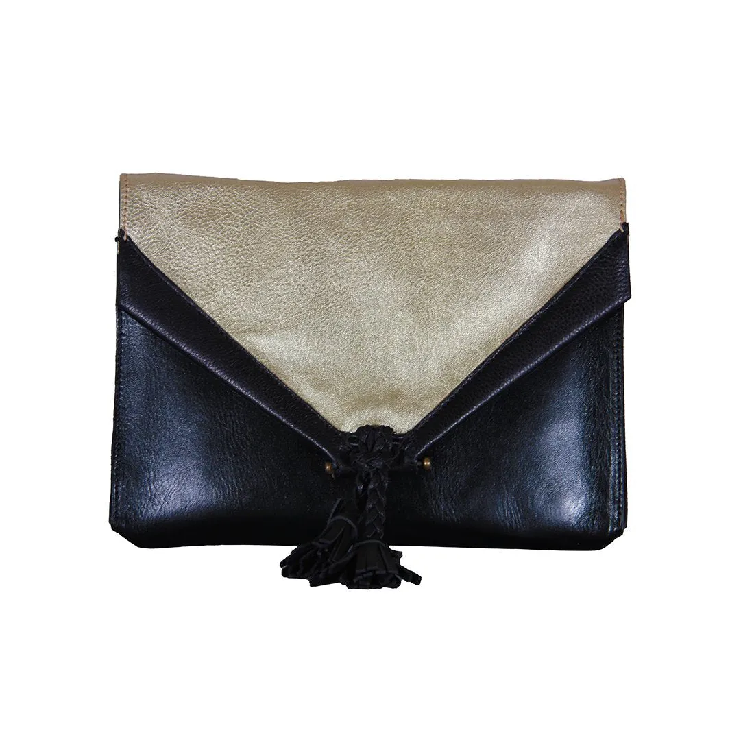 Savannah Leather Envelope Clutch and Crossbody Purse